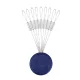 Sunset Stop Float Transparent With Glitter ST-S-5024 S Gumeni čep 9kom