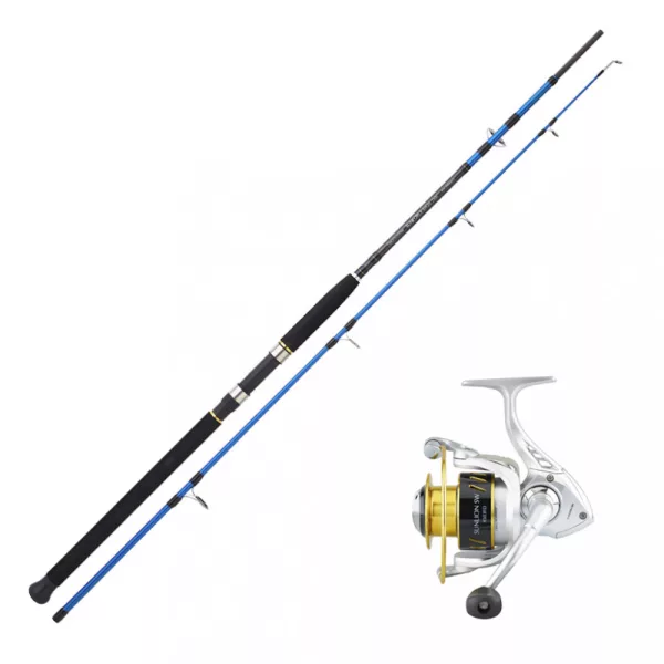 Sunset Sunforce SW20 180-2 Štap i Sunlion SW 6503 FD Rola Set za morski ribolov