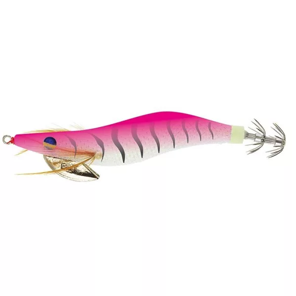 Sunset Sunsquid Bad Gambas Zebra Pink 9,5cm 15,2gr Sinking Squid Jig