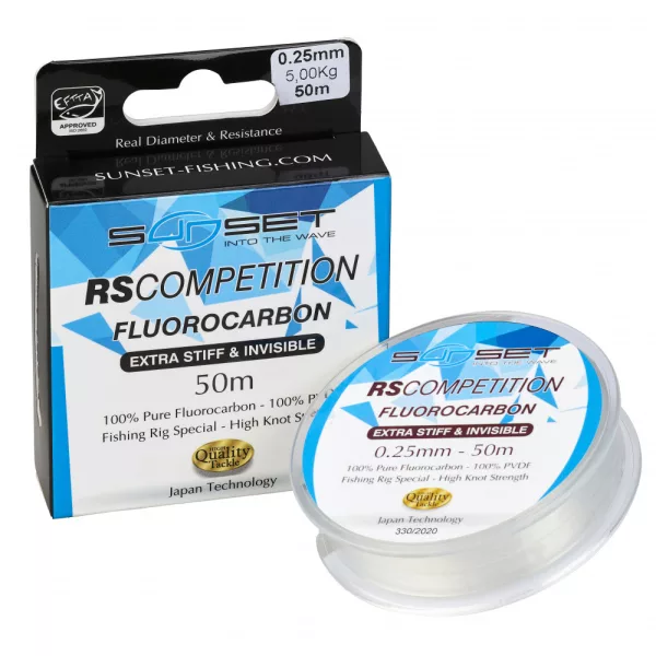 Sunset Fluorokarbon Extra Stiff RS Competition 0,16mm 50m Monofilni Predvez