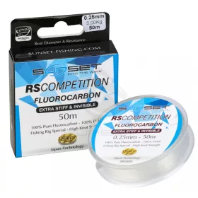   Sunset - FLUOROCARBON EXTRA STIFF RS COMPETITION 0,18mm 50M - Fluorokarbon