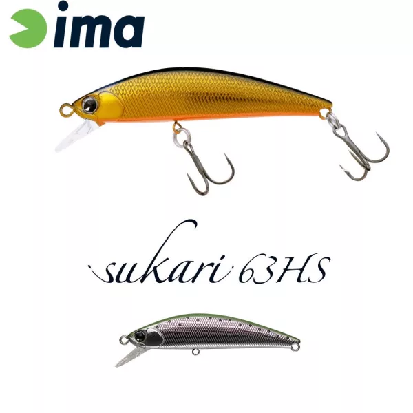 Ima Sukari 63HS 6,3cm 8gr 017 Rainbow Trout Wobbler