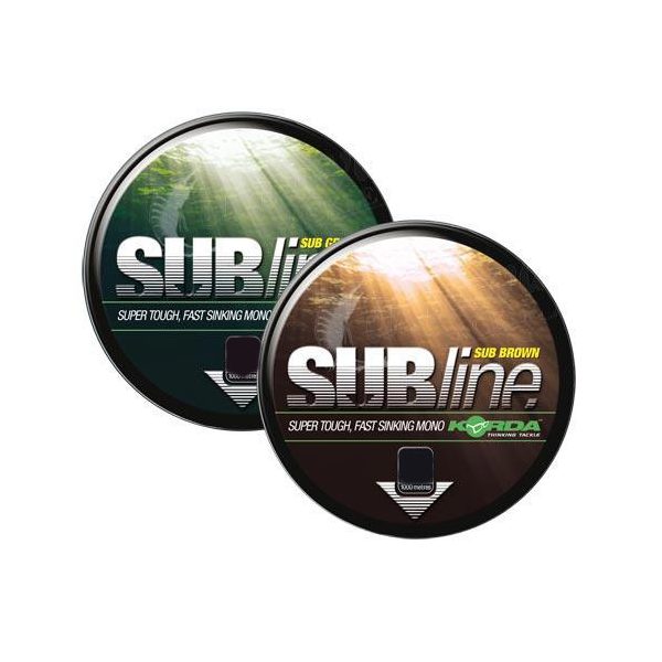Korda Subline Ultra Tough 1000m - Green 10lb - monofilna glavna struna za boile