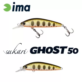   Ima Sukari Ghost 50SU 5cm 3,2gr 010 Pearl Yamame Trout Wobbler