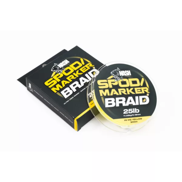 Nash Spod & Marker Braid Lo Viz Konop Zelena