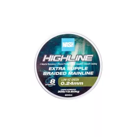   Nash Highline Iznimno Podatna Niskovodna Zelena 0.24mm 600m Pletena glavna struna