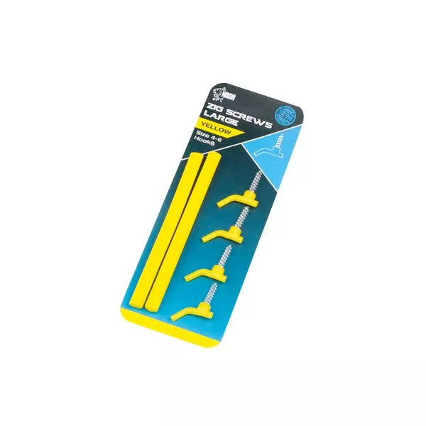 Nash Zig Screws Large Yellow Vijak za mamac