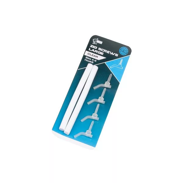 Nash Zig Screws Large Clear Vijak za mamac