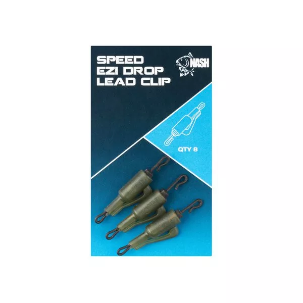 Nash Speed Ezi Drop Lead Clip Klipsa za olovo 8kom