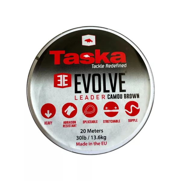 Taska Evolve Leader Weedy Green 30lb 20m Fűzhető Fonott Előkezsinór