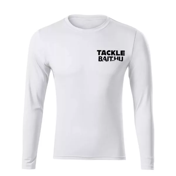 TackleBait Logo Majica Dugih Rukava Bijela S