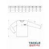 TackleBait Logo Majica Dugih Rukava Bijela S