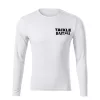 TackleBait Logo Majica Dugih Rukava Bijela XXL