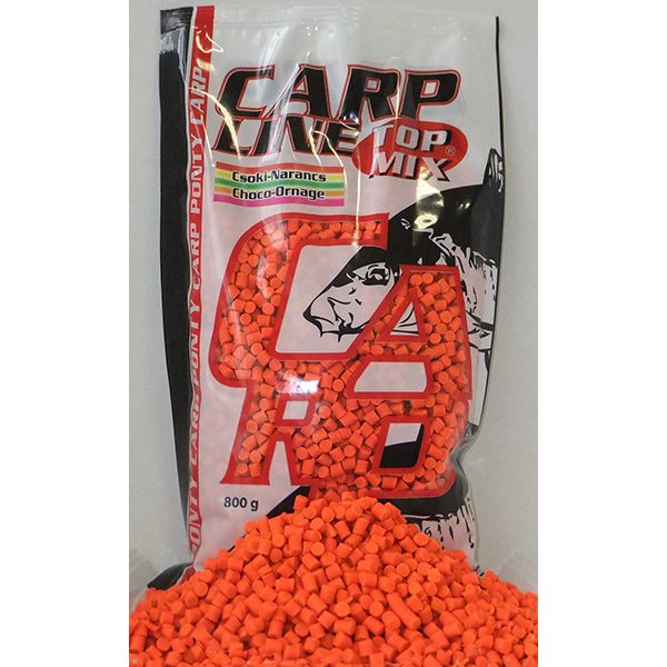 Top Mix Carp Line Čokolada-Naranča Fluoro Pelete za hranjenje 800gr