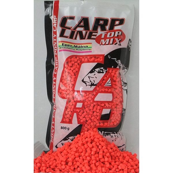 Top Mix Carp Line Jagoda-Malina Fluoro Pelete za hranjenje 800gr
