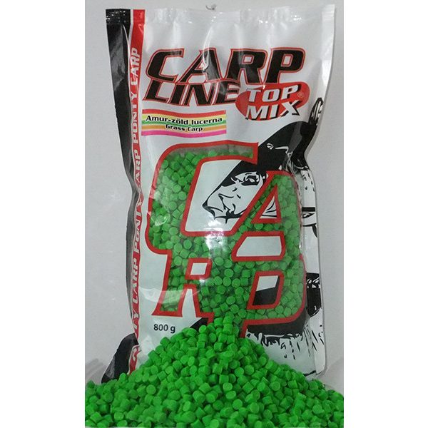 Top Mix Carp Line Zelena Lucerna Fluoro Pelete za hranjenje 800gr