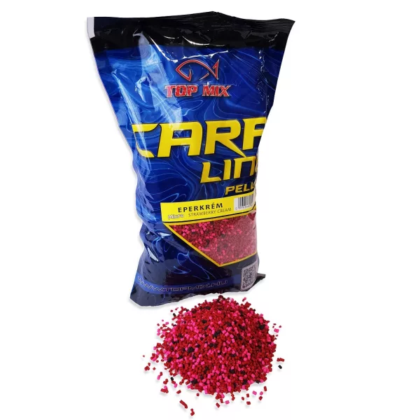 Top Mix Carp Line Micro Krema od jagode Pelete za hranjenje 800gr