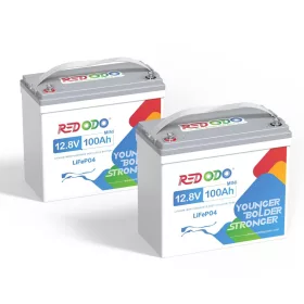 Redodo LiFePO4 12V 100Ah 1,28kWh MINI Baterija