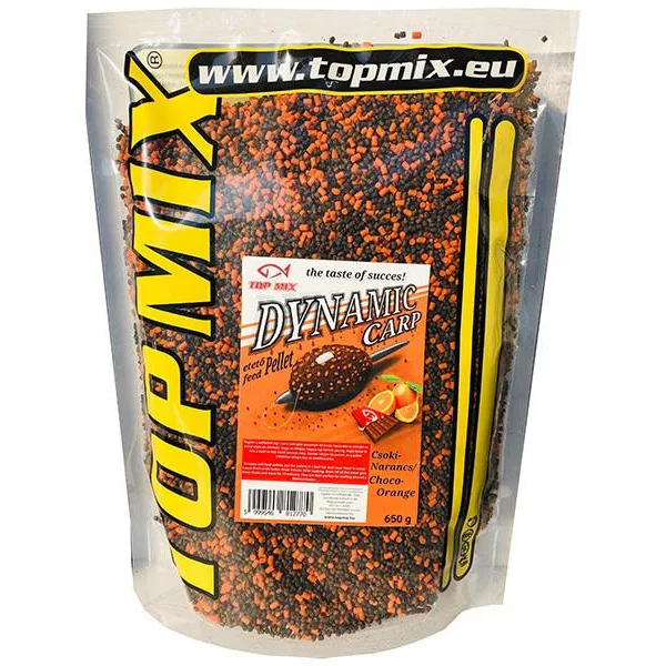 Top Mix Dynamic Carp hranilica pelet - Čokolada/Naranča