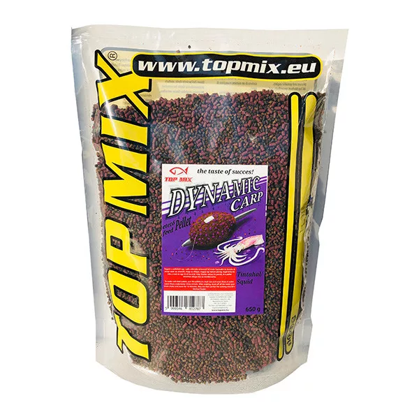 Top Mix Dynamic Carp hranilica pelet, Lignja 800g