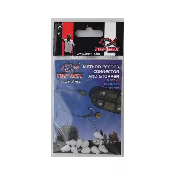 Top Mix Method Feeder Fluo Clear SS Brzi spojnik 10kom