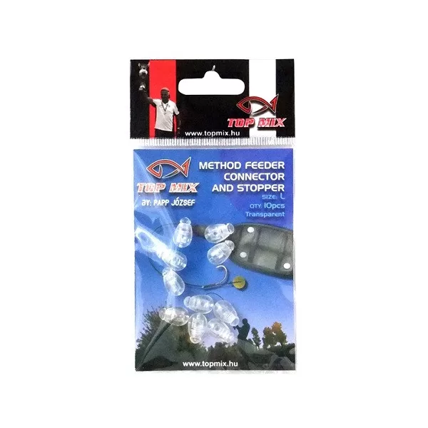 Top Mix Method Feeder Fluo Clear L Brzi spojnik 10kom