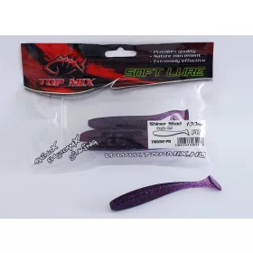 Top Mix Shiner Shad Purple Red 10,0cm Plastični mamac 6kom