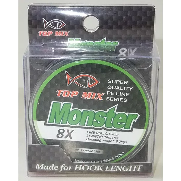 Top Mix X8 Monster 0,12mm 10m Pletena Predvezna Struna