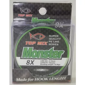 Top Mix X8 Monster 0,16mm 10m Pletena Predvezna Struna