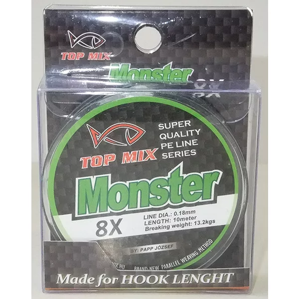 Top Mix X8 Monster 0,18mm 10m Pletena Predvezna Struna