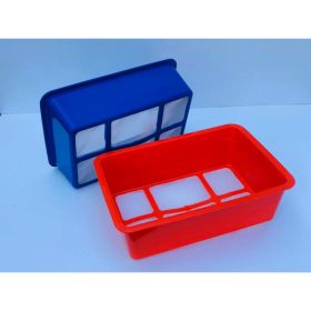   TOP-MIX Plastična posuda za mamce s mrežastim dnom, 20x30x10cm