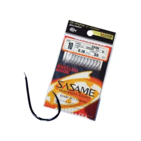   Sasame Chinu 80cm 0,18mm 6 Lapkás, Szakállas Előkötött Horog 10db