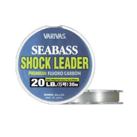   Varivas Sea Bass Shock Leader Fluorocarbon 30m 0,405mm 22lb Fluorocarbon Predvez