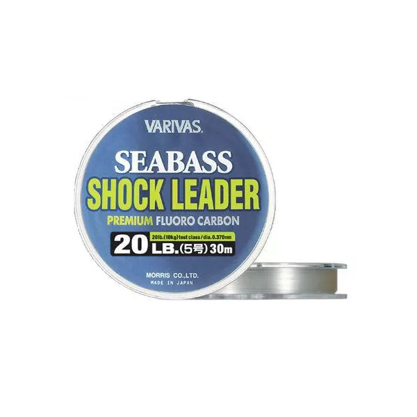 Varivas Sea Bass Shock Leader Fluorocarbon 30m 0,435mm 25lb Fluorocarbon Predvez