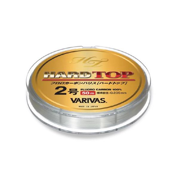 Varivas Hard Top Fluorocarbon Predvez 50m 0,260mm 5,4kg Fluorocarbon Predvez