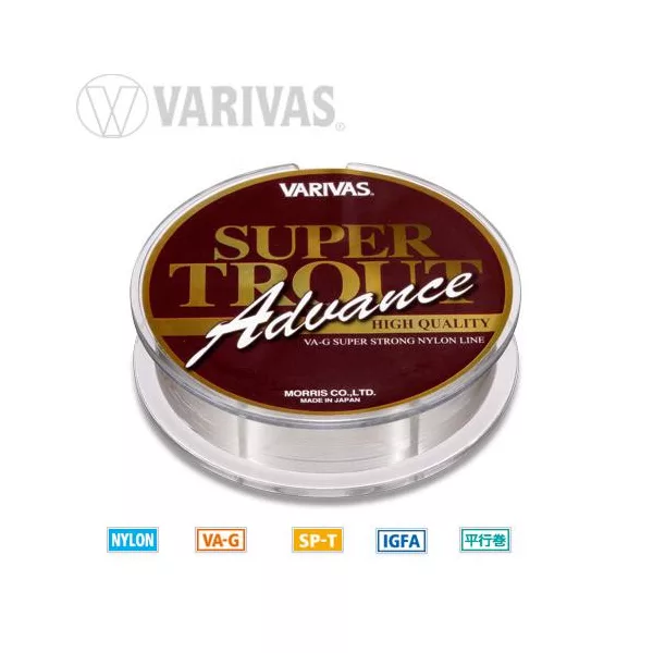 Varivas Super Trout Advance Nylon 100m 0,185mm 6lb Monofilna Osnovna Struna