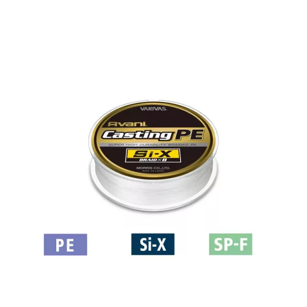 Varivas Avani Casting PE Si-X X8 400m #10 0,520mm 140lb Pletena Glavna Struna