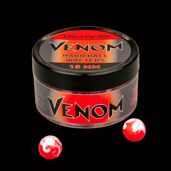 Feedermánia Venom Hard Ball Wafters 15mm Crazy Cherry Hranilica Bojla