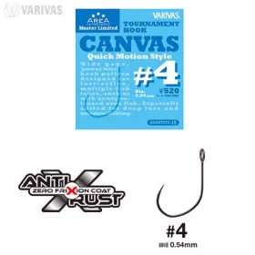   Varivas Super Trout Area Tournament Canvas #4 Quick Motion Style Udica bez brade 15kom