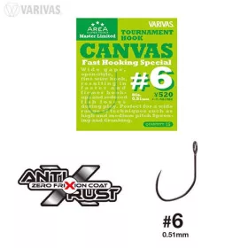   Varivas Super Trout Area Tournament Canvas #6 Fast Hooking Special Udica Bez Bodlje 15 kom.