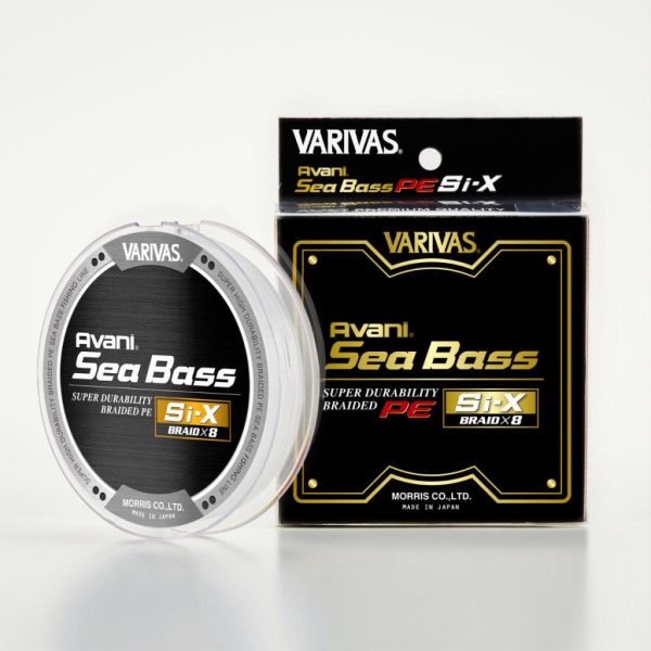 Varivas Avani Sea Bass SI-X PE X8 150m #1,5 30lb Premium White Pletena Glavna Linija