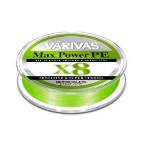   Varivas Max Power PE X8 150m #1,5 28,6lb 0,205mm Lime Green Fluo Pletena glavna struna
