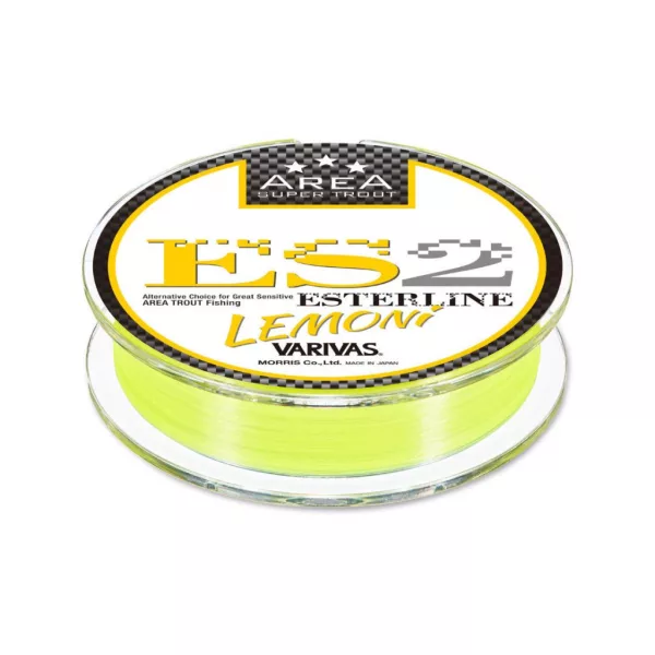 Varivas Super Trout Area ES2 Ester Lemoni 80m 0,091mm 1,75lb Monofil Glavna struna