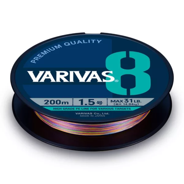 Varivas PE 8 Marking Edition 300m #3,0 0,285mm 46lb Vivid 5 Color Pletena Glavna struna