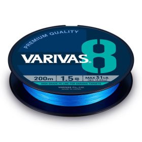   Varivas PE 8 Blue Edition 150m #2,0 0,218mm 37lb Fluo Ocean Blue Pletena glavna struna