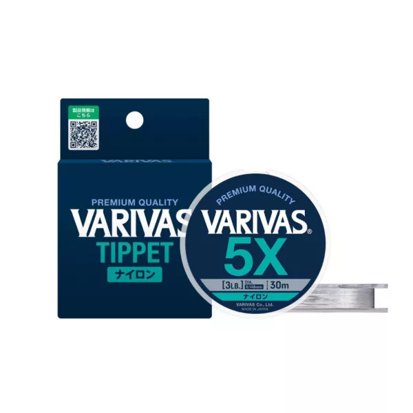 Varivas Tippet Najlon 6X 30m 0,128mm 2,5lb Predvezica za muharenje