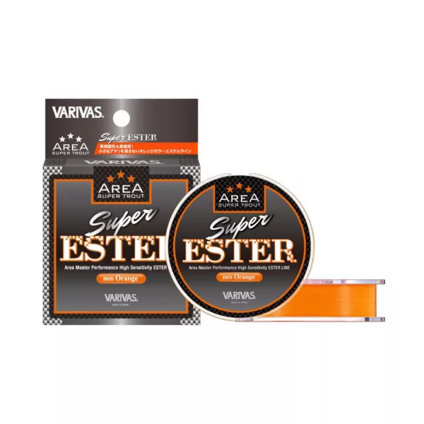 Varivas Super Trout Area Super Ester Neo Orange Monofilna Glavna Strana 140m 0,104mm 2,1lb