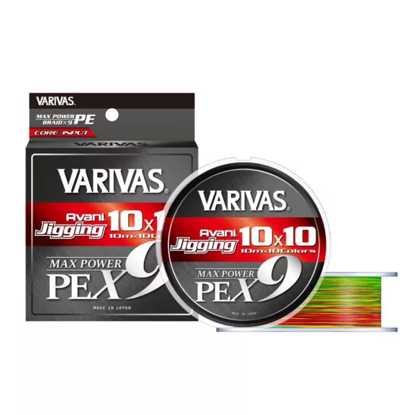 Varivas Avani Jigging 10x10 Max PE X9 200m #1,0 0,165mm 23lb Pletena Glavna Linija