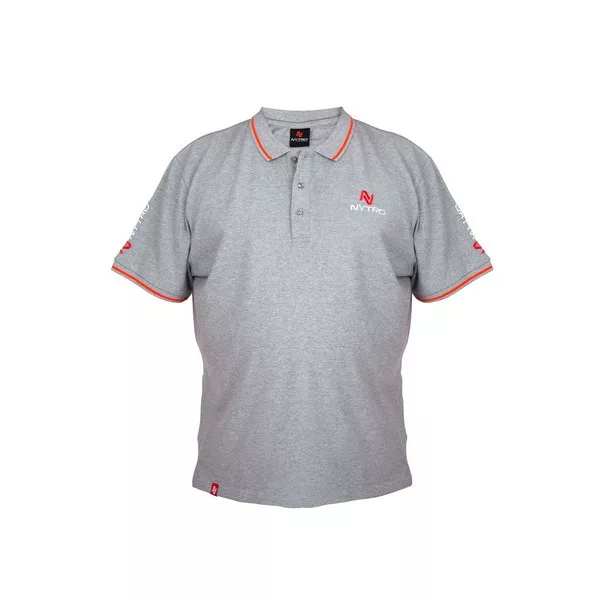 Nytro Light Marl Grey Polo Shirt Majica L