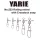Yarie 553 Crosslock Snap 150lb Virbl s kopčom 4kom
